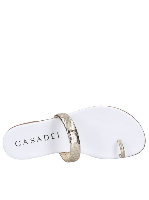 Mules in pelle CASADEI | 1N222X0001BIANCO ORO